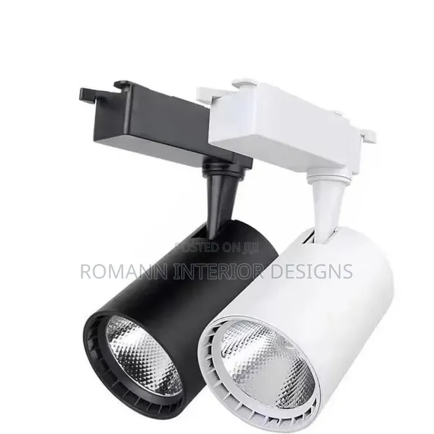 Truck Lights - White/Black Body - 1