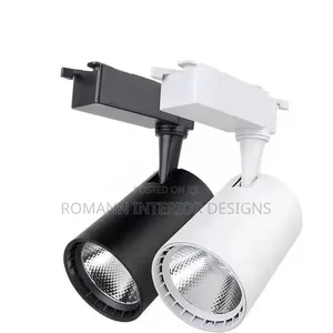 Truck Lights - White/Black Body