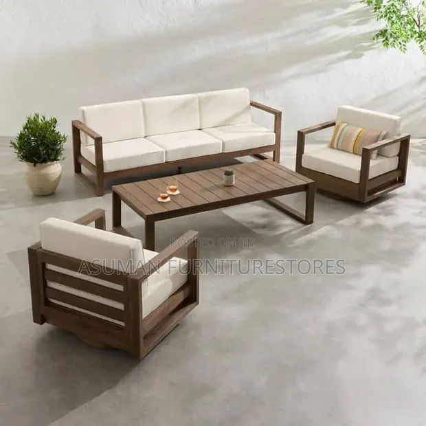Modern Johnson Sofa Set (5-Seater) with Table - 1