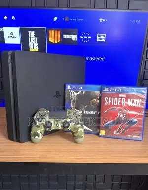 PS4 Slim Console with 12 Games & 2 Controllers
