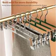 Pack of 10 Trouser & Skirt Clip Hangers (30cm) - 2