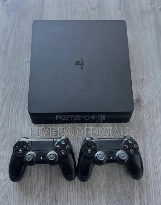PS4 Slim Console with 12 Games and 2 Controllers - 1
