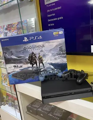 PS4 Slim Console with 12 Games and 2 Controllers