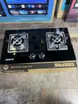 Geepas 2-Burner Built-in Gas Cooker with Auto Ignition - 1