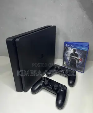 PS4 Slim Console with 12 Games & 2 Controllers