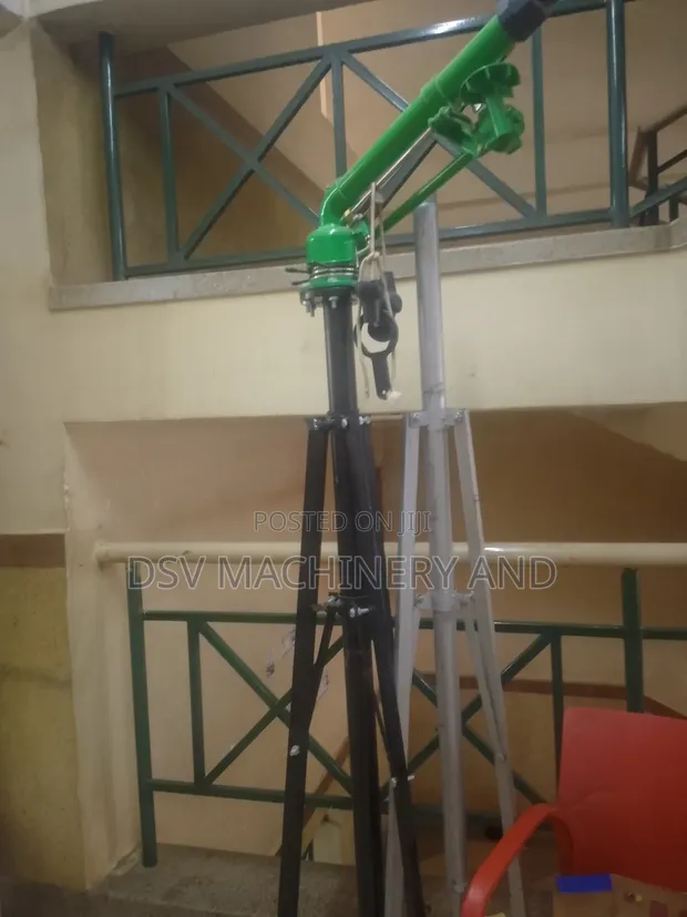 Brand New 50m Radius Irrigation Rain Gun Sprinkler with Stand - 1