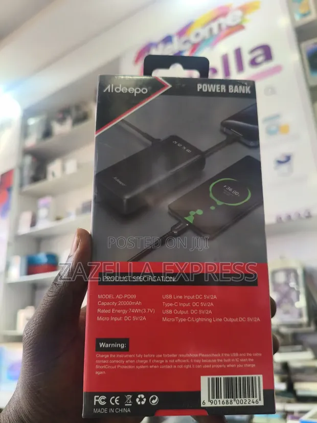Aldeepo 20000mAh Fast Charging Power Bank - 1