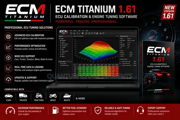 ECM Titanium 1.61 ECU Calibration Software - 1