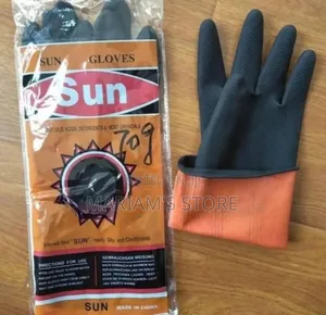Industrial Rubber Gloves - Chemical Resistant