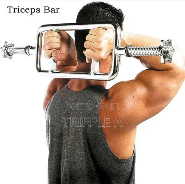 Triceps Dumbbell Bar - Brand New - 1