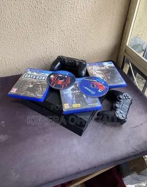 PS4 Standard Console with 12 Games & 2 Controllers