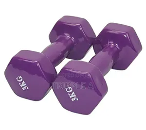 Premium Quality 3kg Vinyl Dumbbells (2 PCS)