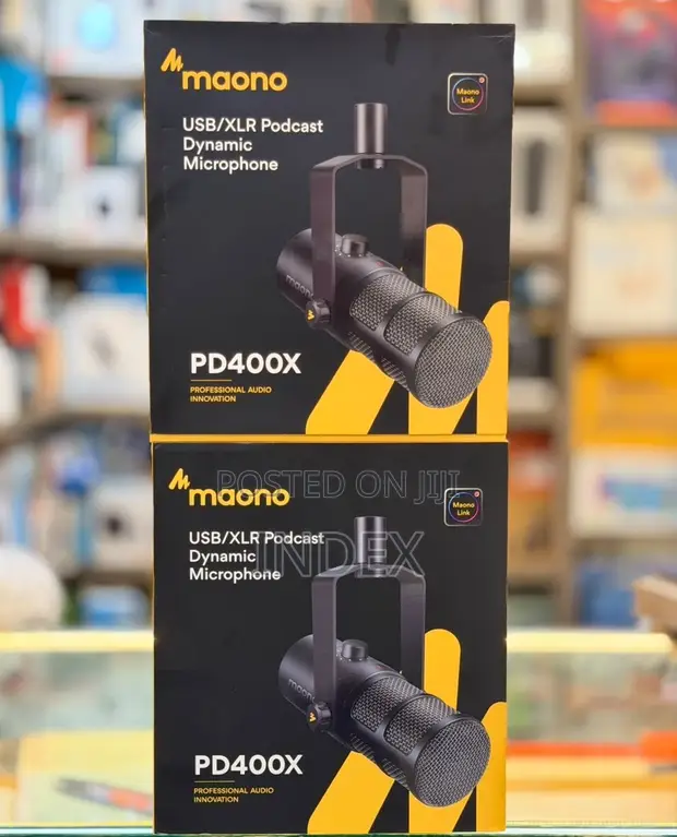 Maono PD400X USB/XLR Podcast Dynamic Microphone - 1