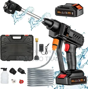 6-in-1 Cordless Pressure Washer with 2 Batteries