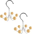 2 Pack CENELO 360° Swivel Hanger Hooks for Closet Organization - 4