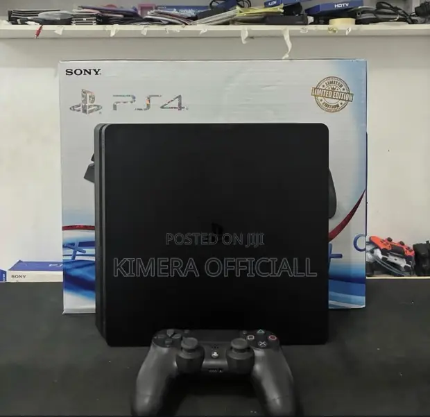 PS4 Slim Console with 12 Games & 2 Controllers - 1
