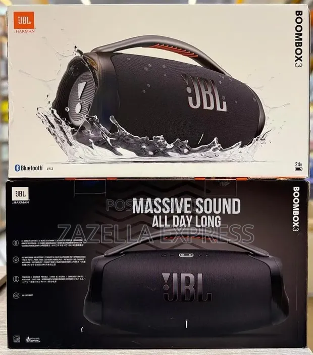 JBL Boombox 3 Bluetooth Speaker - 1