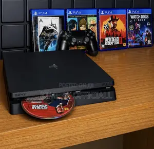 PS4 Slim with 12 Games, 2 Controllers