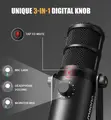 Maono PD400X USB/XLR Dynamic Podcast Microphone - 1