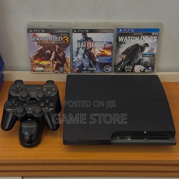 PlayStation 3 Slim Console with 15 Games - 1