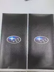 Pair of Toyota Window Pillar Stickers (Mesh Pattern) - 1