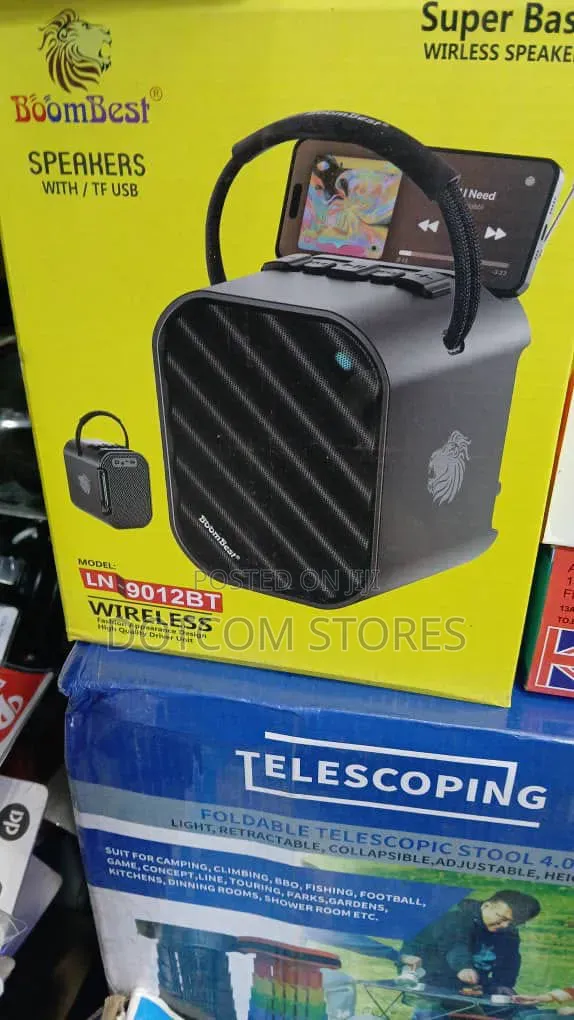 Boombest LN-9012BT Wireless Speaker with Phone Holder - 1