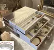 3-Layer Velvet & Acrylic Jewelry Organizer Box - 1