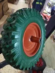 Wheelbarrow Tyre - Solid, Durable, 16-inch - 1