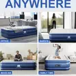 High Density Air Mattress 4x6 with Automatic Pump - 3