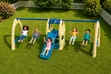 Premium Plastic Kids Playground Set with 4 Swings - 3