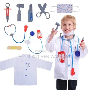 Kids Doctor Surgeon Nurse Dress Up Costume