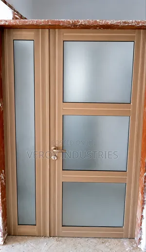 Frosted Glass Half-PVC Doors