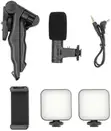 Plokama PK-778 Smartphone Video Kit with Dual LED Lights, Microphone - 1