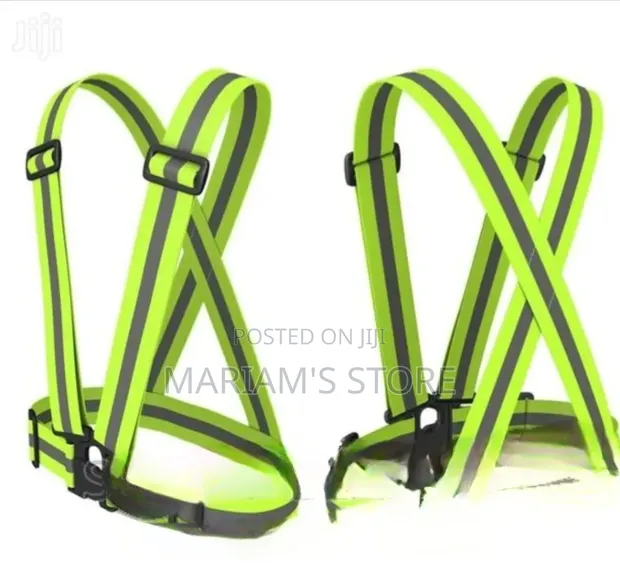 Adjustable Reflective Running Safety Vest - 1