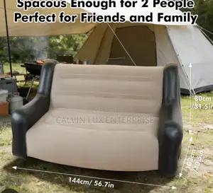 Inflatable 2 Seater Sofa with Pump