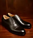 John Foster Men's Classic Pebble-Grain Cap Toe Oxford Shoes - 2
