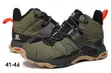Original Army Green Salomon X Ultra 4 Mid GTX Hiking Boots - 1