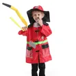 Kids Fire Fighter Costume with Tools (Ages 3-7) - 2