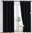 Pair of Curtains with Net - 1
