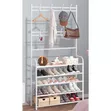 5-Layer White Multi-Functional Shoe Rack - 3
