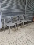 Portable Outdoor Dining Plastic Chairs (Set of 4) - 2