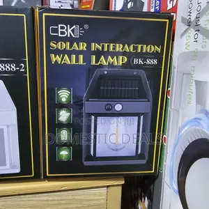 Solar Wall Lantern with Motion Sensor