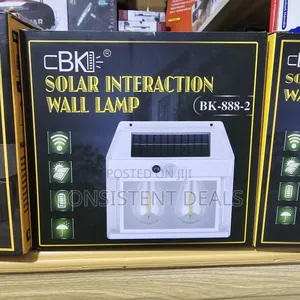 Solar Interaction Wall Lamp with Motion Sensor