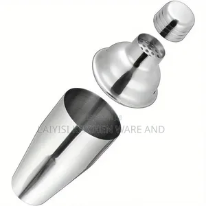 20 Oz Cocktail Shaker with Built-in Strainer and Jigger