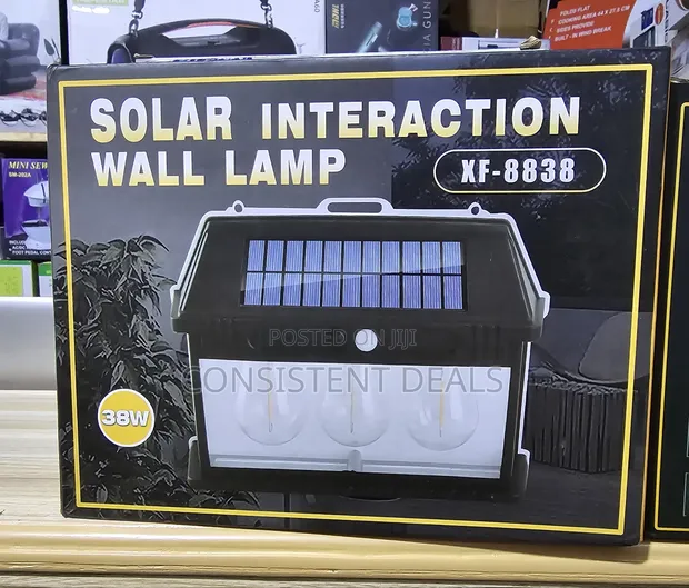 Outdoor Solar Wall Lights - Wireless Motion Sensor - 1