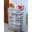7-Layer Dust Proof Shoe Rack - White - 2