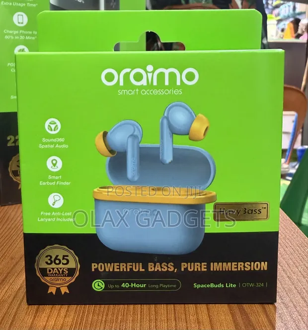 Oraimo SpaceBuds Lite OTW-324 Bluetooth Wireless Earbuds - 1