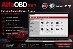 AlfaOBD 2.5.7 Diagnostic Software for Fiat, Chrysler, Jeep