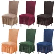 Four Seater Dining Chair Covers - Dark Gray - 2