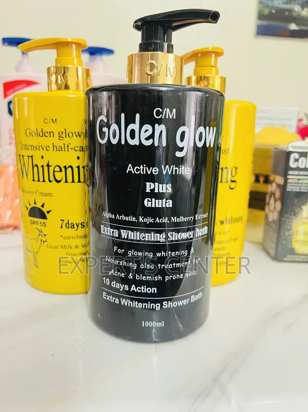 Golden Glow Active White Shower Gel - 1